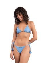 Charger l&#39;image dans la galerie, Model Front: Rio De Sol Bas Bottom Shimmer-Baltic-Sea Frufru-Fio

