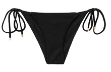Charger l&#39;image dans la galerie, Product Front: Rio De Sol Bas Bottom Shimmer-Black Cheeky-Tie
