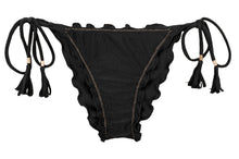 Charger l&#39;image dans la galerie, Product Front: Rio De Sol Bas Bottom Shimmer-Black Frufru
