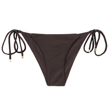 Charger l&#39;image dans la galerie, Product Front: Rio De Sol Bas Bottom Shimmer-Coffee Cheeky-Tie
