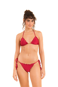 Model Front: Rio De Sol Bas Bottom Shimmer-Divino Frufru-Fio