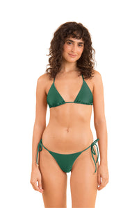 Model Front: Rio De Sol Bas Bottom Shimmer-Palace Cheeky-Tie