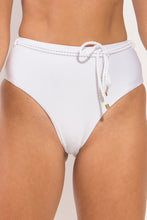 Charger l&#39;image dans la galerie, Gallery: Rio De Sol Bas Bottom Shimmer-White Belted-High-Waist
