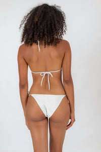 Model Back: Rio De Sol Bas Bottom Shimmer-White Ibiza-Rope