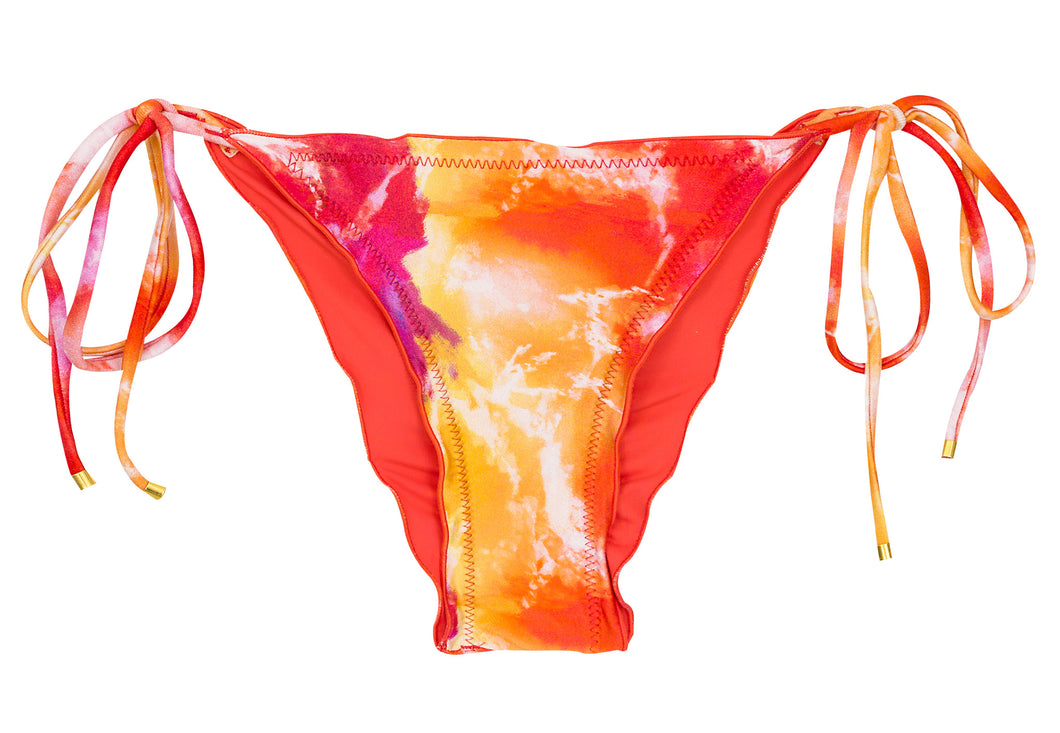 Product Front: Rio De Sol Bas Bottom Tiedye-Red Frufru
