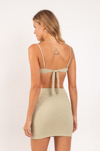Model Back: Rio De Sol Jupe De Page Brisa-Pistache Rubi Skirt