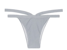 Charger l&#39;image dans la galerie, Product Front: Rio De Sol Bas Calcinha Silver Triangulo
