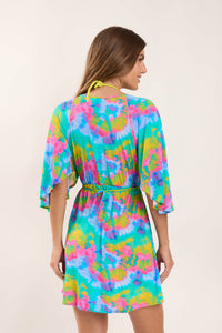 Model Back: Rio De Sol Vêtement De Plage Fusion Mini Dress