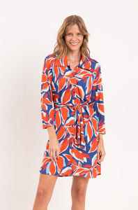 Model Front: Rio De Sol Vêtement De Plage Leaves Chemise