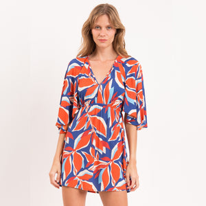 Gallery: Rio De Sol Vêtement De Plage Leaves Mini Dress