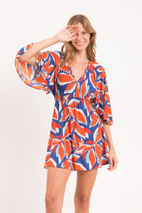 Image 08: Rio De Sol Vêtement De Plage Leaves Mini Dress