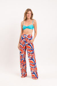 Image 10: Rio De Sol Pantalon De Plage Leaves Wide Pants