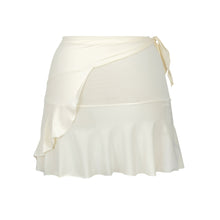 Charger l&#39;image dans la galerie, Product Back: Rio De Sol Jupe De Page Off-White Mini Skirt
