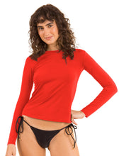 Charger l&#39;image dans la galerie, Gallery: Rio De Sol Haut Rouge Rash-Guard
