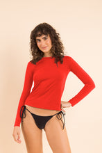 Charger l&#39;image dans la galerie, Image 08: Rio De Sol Haut Rouge Rash-Guard
