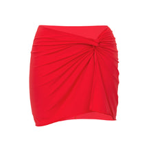 Charger l&#39;image dans la galerie, Product Front: Rio De Sol Jupe De Page Rouge Skirt-Knot
