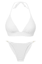 Charger l&#39;image dans la galerie, Product Front: Rio De Sol Ensemble Set Bora-White Tri-Cos Cheeky-Fixa
