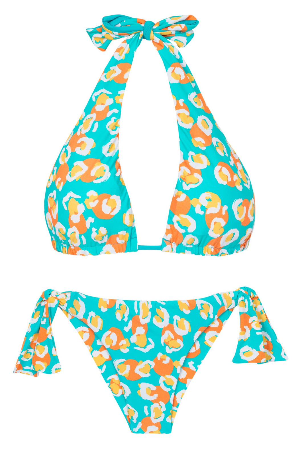 Product Front: Rio De Sol Ensemble Set Dubai Halter-Double Italy