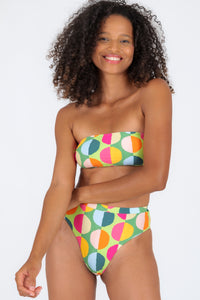 Gallery: Rio De Sol Ensemble Set Garden-City Bandeau-Reto Hotpant-Cos