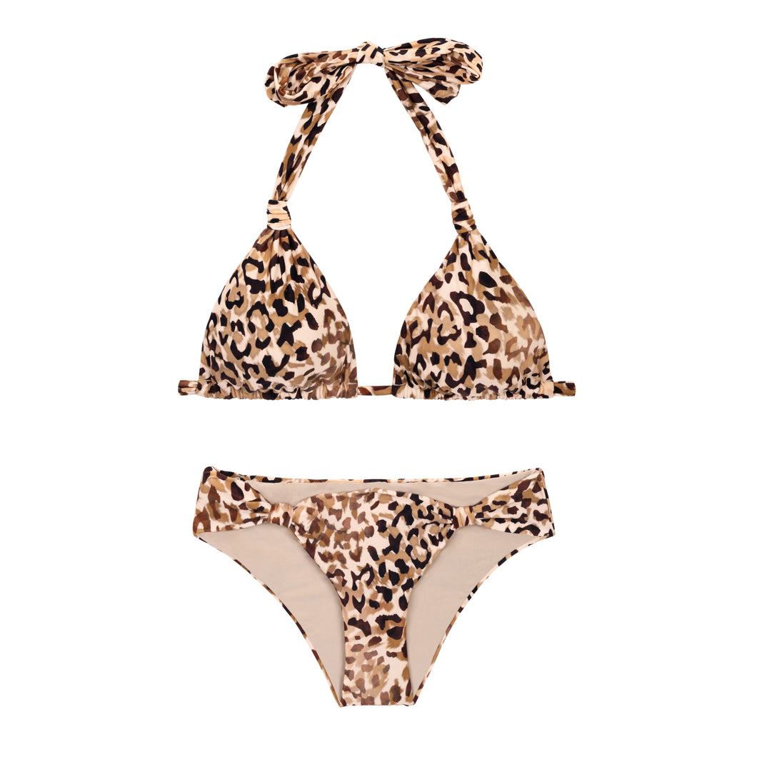 Product Front: Rio De Sol Ensemble Set Leopard Mel
