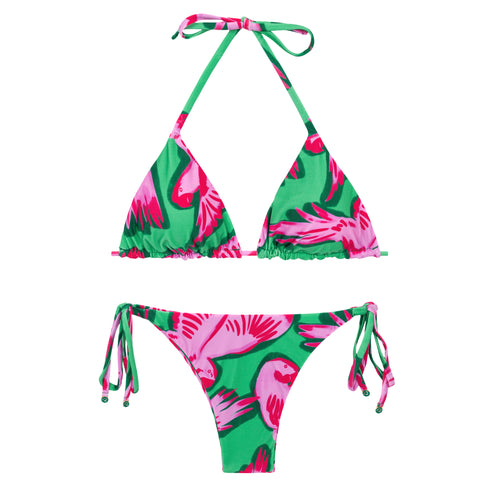 Product Front: Rio De Sol Ensemble Set Parrots Tri-Inv Ibiza