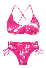 Charger l&#39;image dans la galerie, Product Front: Rio De Sol Ensemble Set Pink-Palms Bralette Madrid

