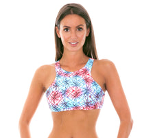 Charger l&#39;image dans la galerie, Model Front: Rio De Sol Haut Soutien Tiejean Sporty
