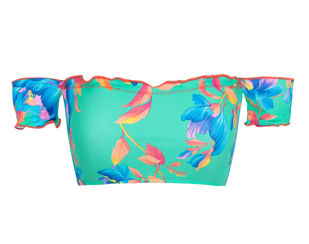 Product Front: Rio De Sol Haut Top Acqua Flora Off Shoulder