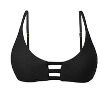 Charger l&#39;image dans la galerie, Product Front: Rio De Sol Haut Top Bora-Black Bra-Trio
