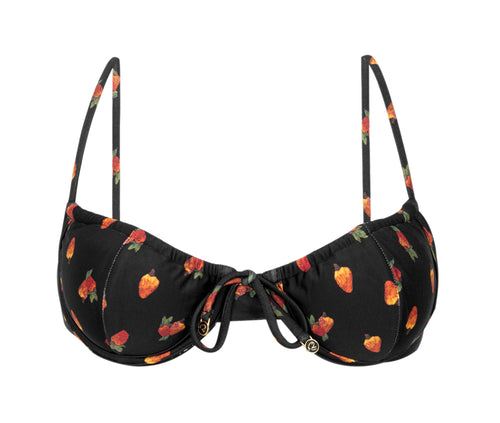 Product Front: Rio De Sol Haut Top Cashew Balconet-Tie
