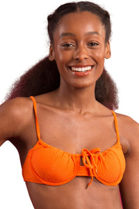 Gallery: Rio De Sol Haut Top Dots-Orange Balconet-Tie