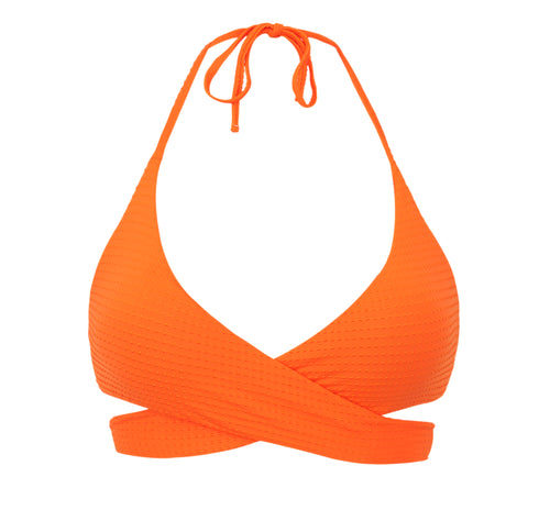 Product Front: Rio De Sol Haut Top Dots-Orange Kate