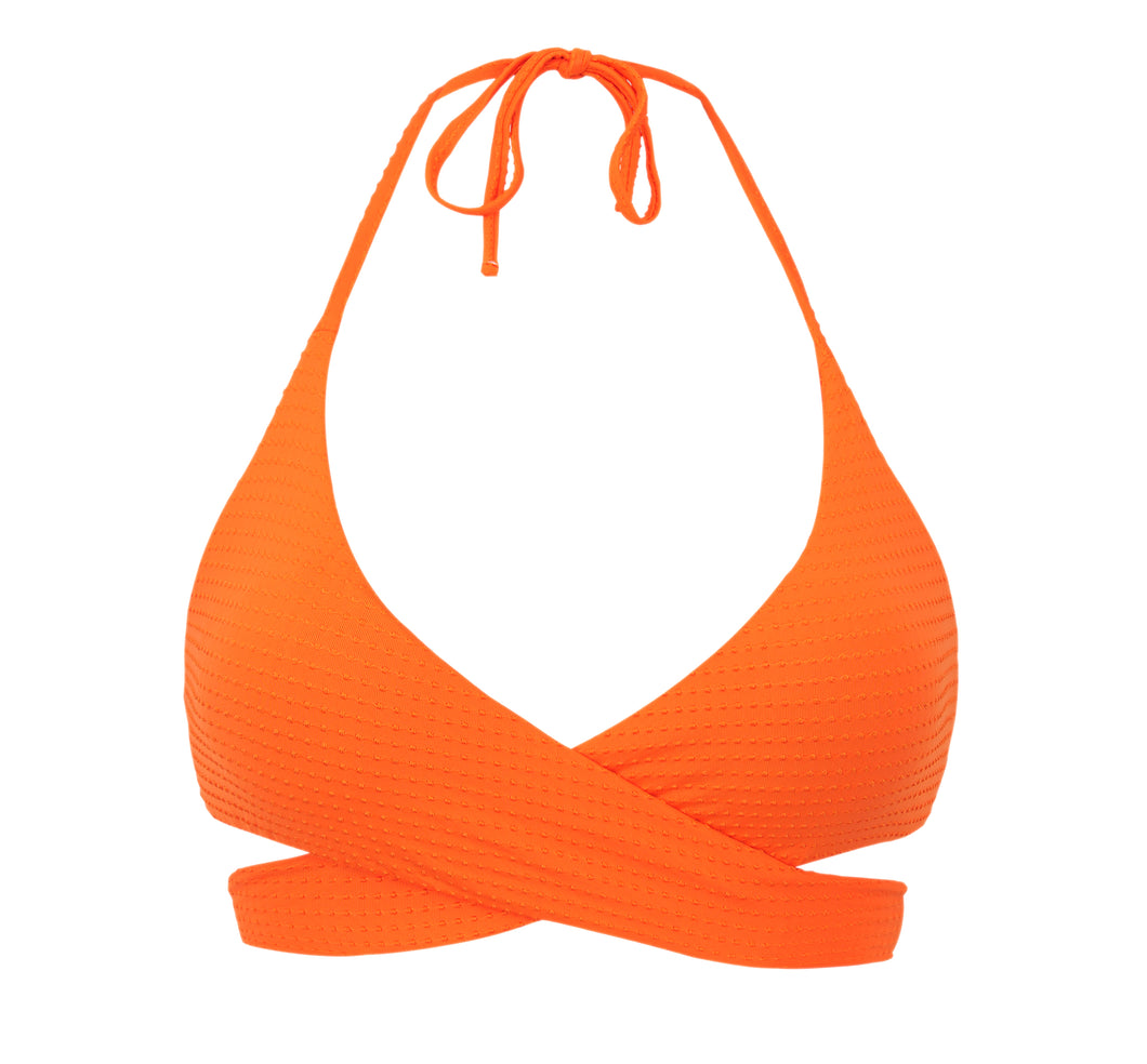 Product Front: Rio De Sol Haut Top Dots-Orange Kate