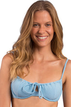 Charger l&#39;image dans la galerie, Gallery: Rio De Sol Haut Top Dots-Sky Balconet-Tie
