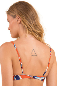 Image 07: Rio De Sol Haut Top Leaves Bandeau-Joy