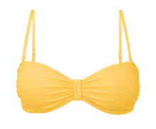 Charger l&#39;image dans la galerie, Product Front: Rio De Sol Haut Top Malibu-Yellow Bandeau-Duo
