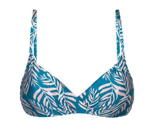 Product Front: Rio De Sol Haut Top Palms-Blue Balconet-Inv