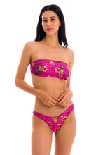 Charger l&#39;image dans la galerie, Model Front: Rio De Sol Haut Top Roar-Pink Bandeau-Reto
