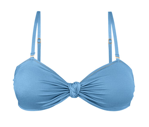 Product Front: Rio De Sol Haut Top Shimmer-Baltic-Sea Bandeau-Joy