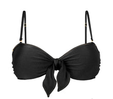 Charger l&#39;image dans la galerie, Product Front: Rio De Sol Haut Top Shimmer-Black Bandeau-No
