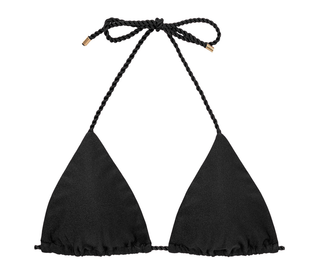 Product Front: Rio De Sol Haut Top Shimmer-Black Tri-Rope