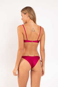 Model Back: Rio De Sol Haut Top Shimmer-Desejo Balconet-Tie
