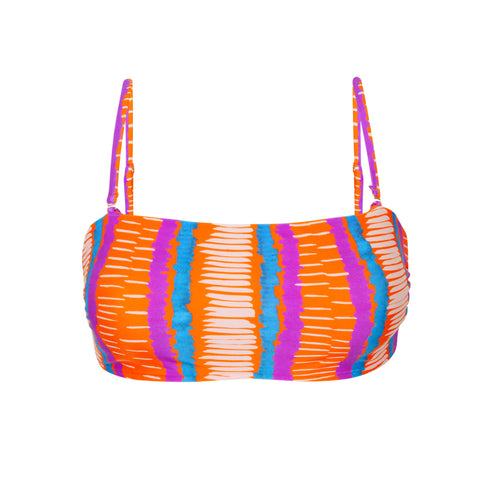 Product Front: Rio De Sol Haut Top Stripes Bandeau-Reto
