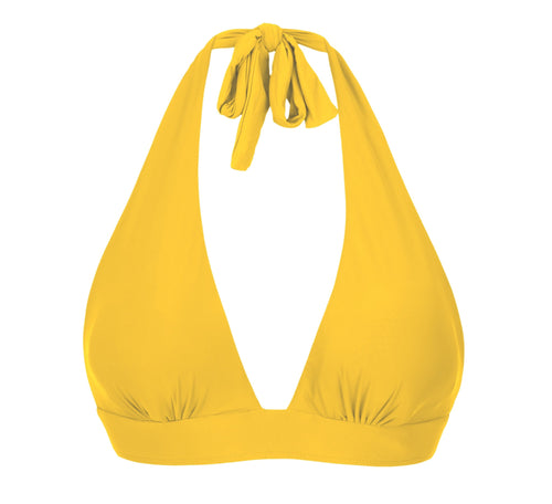 Product Front: Rio De Sol Haut Top Sunflower Halter-Cos