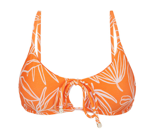Product Front: Rio De Sol Haut Top Trail-Orange Tank-Tie