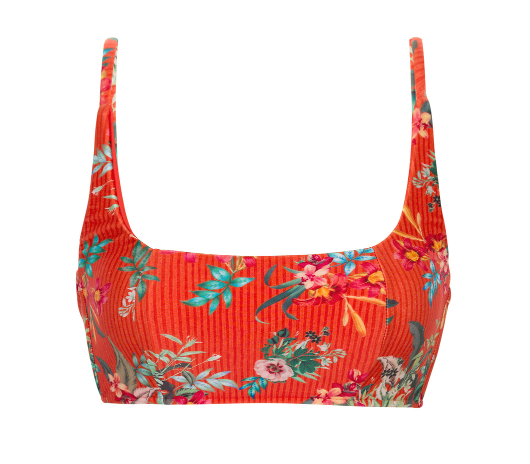 Product Front: Rio De Sol Haut Top Wildflowers Bra-Sport
