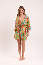Charger l&#39;image dans la galerie, Model Front: Rio De Sol Robe De Plage Tropical Kaftan Bel
