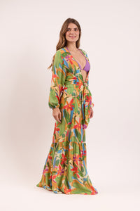 Image 02: Rio De Sol Vêtement De Plage Tropical Long Dress Verona