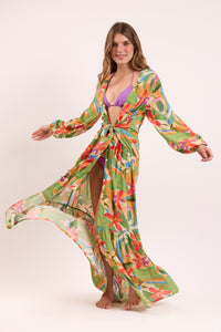 Image 09: Rio De Sol Vêtement De Plage Tropical Long Dress Verona