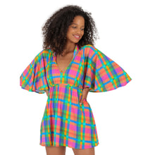 Charger l&#39;image dans la galerie, Gallery: Rio De Sol Mini Dress Tulip-Garden Mini Dress
